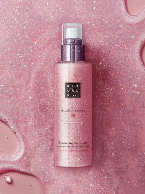 Мерцающий спрей для тела с шимером Rituals The Ritual of Sakura Shimmering Body Spray, 150 мл - изображение 2