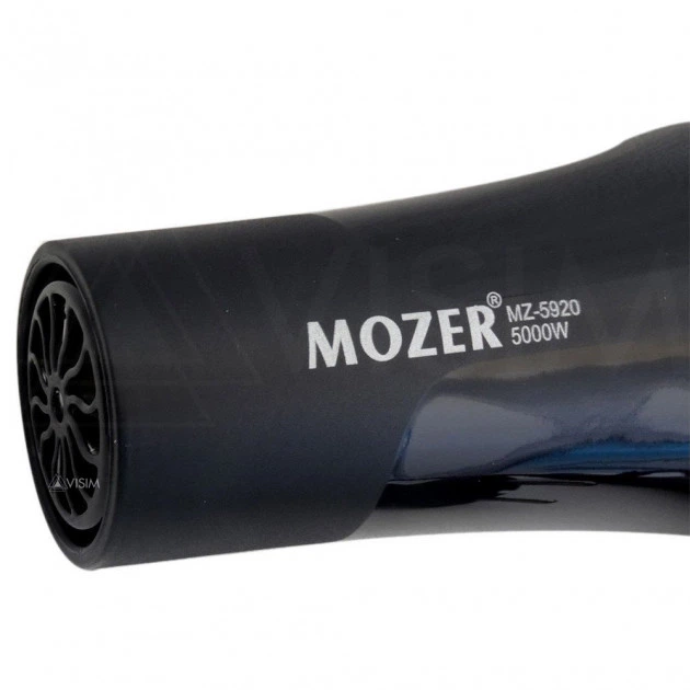 Профессиональный фен для сушки волос MOZER MZ-5920 Pro Черный - Фото 2 Профессиональный фен для сушки волос MOZER MZ-5920 Pro Черный - изображение 2