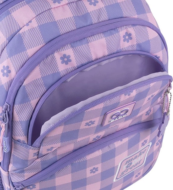 Рюкзак школьный GoPack Education Make Today Great 39x29.5x12 см 17 л Сиреневый с розовым (GO25-175M-4) - Фото 10 Рюкзак школьный GoPack Education Make Today Great 39x29.5x12 см 17 л Сиреневый с розовым (GO25-175M-4) - изображение 10