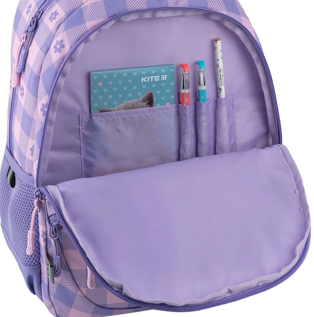 Рюкзак школьный GoPack Education Make Today Great 39x29.5x12 см 17 л Сиреневый с розовым (GO25-175M-4) - Фото 12 Рюкзак школьный GoPack Education Make Today Great 39x29.5x12 см 17 л Сиреневый с розовым (GO25-175M-4) - изображение 12