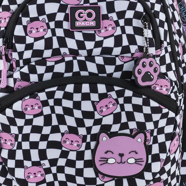 Рюкзак шкільний GoPack Education Pretty Kitties 39x29.5x12 см 17 л (GO25-175M-2) - зображення 15