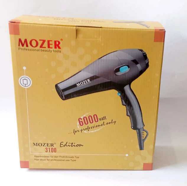 Профессиональный фен для сушки и укладки волос Mozer MZ-3100 Pro Черный - изображение 8
