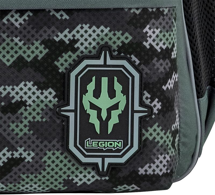 Рюкзак шкільний GoPack Education Legion 41x29x17 см 15 л Хакі (GO25-182M-5) - зображення 14
