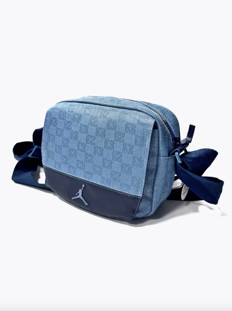 Сумка через плечо Jordan Monogram синего цвета. - изображение 7