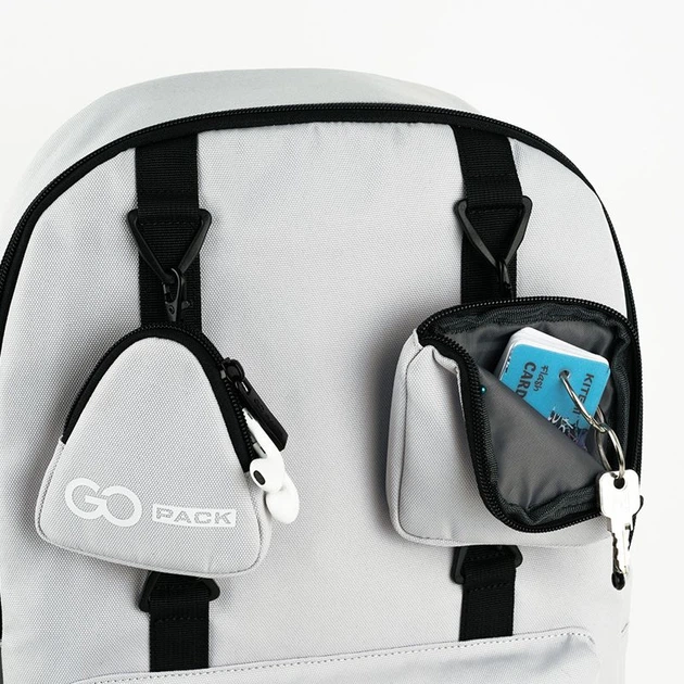 Рюкзак GoPack Education Teens 45x29x11.5 см 19 л Серый (GO25-178L-2) - Фото 11 Рюкзак GoPack Education Teens 45x29x11.5 см 19 л Серый (GO25-178L-2) - изображение 11