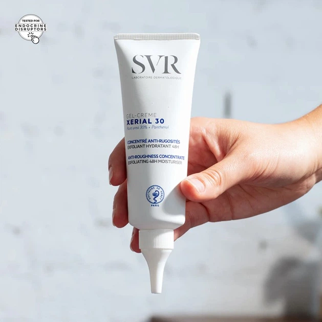 Гель-крем для тела кераторегулирующий с 30% мочевиной SVR Xerial 30 Gel-Cream 75 мл - изображение 3