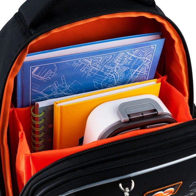 Рюкзак школьный полукаркасный GoPack Education It's a Goal Time 34.5x26x12.5 см 12 л Черный (GO25-165S-3) - Фото 13 Рюкзак школьный полукаркасный GoPack Education It's a Goal Time 34.5x26x12.5 см 12 л Черный (GO25-165S-3) - изображение 13