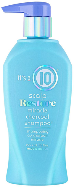 Szampon do włosów It's a 10 Scalp Restore Miracle Charcoal 295 ml (850011058299) - obraz 1