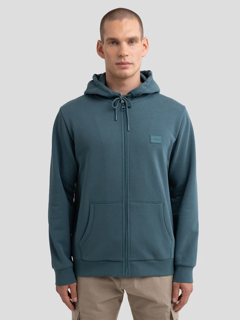 Толстовка на блискавці чоловіча Big Star Artish 304 4XL Зелена (5900714842482) - зображення 1