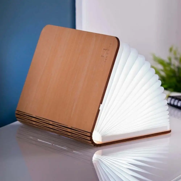Настільна лампа книга (10×9×2,2см), від USB / Світильник / Світлодіодний нічник ADB-2231 (L) - зображення 3