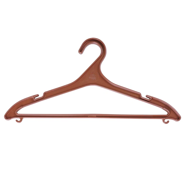 Плечики для одягу Laundry набір 5 шт, коричневий (VL-50 S2 brown) - Фото 3 Плечики для одягу Laundry набір 5 шт, коричневий (VL-50 S2 brown) - изображение 3
