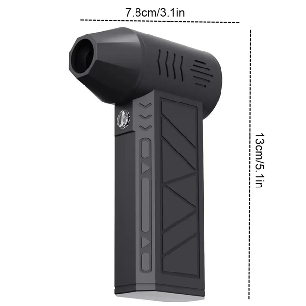 Турбовентилятор 5000мАч, від USB, ZY7400-CE/PRO / Акумуляторна повітродувка / Портативний турбофен (L) - Фото 6 Турбовентилятор 5000мАч, від USB, ZY7400-CE/PRO / Акумуляторна повітродувка / Портативний турбофен (L) - изображение 6