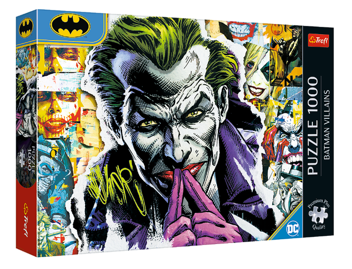Пазли Premium Plus Quality Знакові моменти. Джокер. Iconic Moments. Joker (1000 ел.) 10836 (Trefl) - Фото 1 Пазли Premium Plus Quality Знакові моменти. Джокер. Iconic Moments. Joker (1000 ел.) 10836 (Trefl) - зображення 1