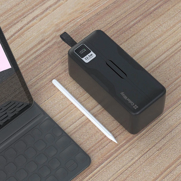 УМБ ColorWay Power Bank 50000 mAh Digital Display (USB QC3.0 + USB-C Power Delivery 22.5W) Black (CW-PB500LPC5BK-PDD) - изображение 7