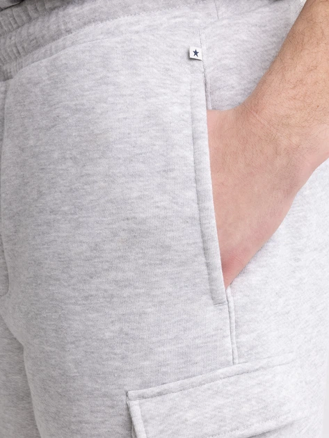 Шорти бавовняні короткі чоловічі Big Star Mandos 901 L Сірі (5900714835842) - зображення 6