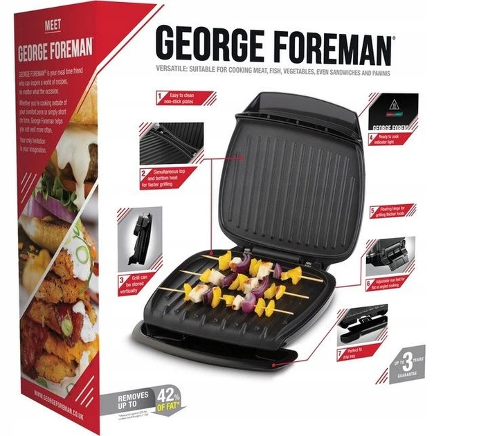 Електричний контактний гриль George Foreman 23420-56 - зображення 7