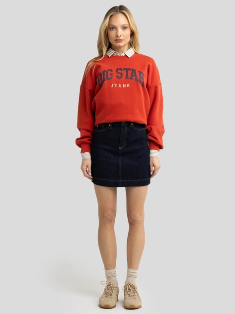 Спідниця джинсова міні пряма жіноча Big Star Margaret 657 W25 Темно-синя (5900714828943) - зображення 5