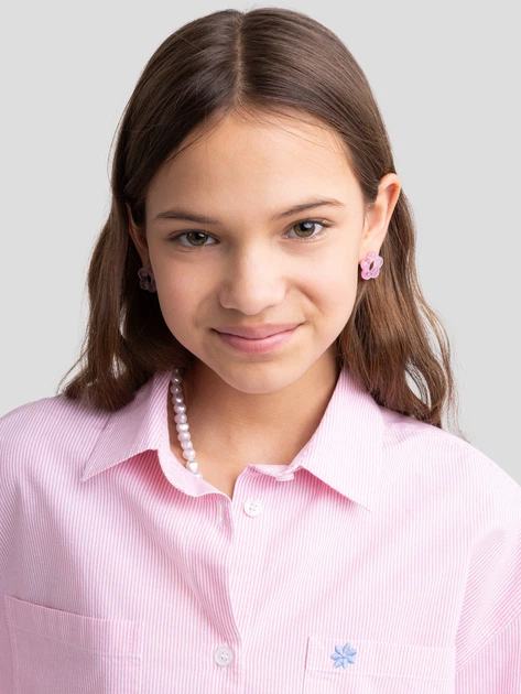 Koszula młodzieżowa dla dziewczynki Big Star Mialia 601 152 cm Różowa (5900714836993) - obraz 5