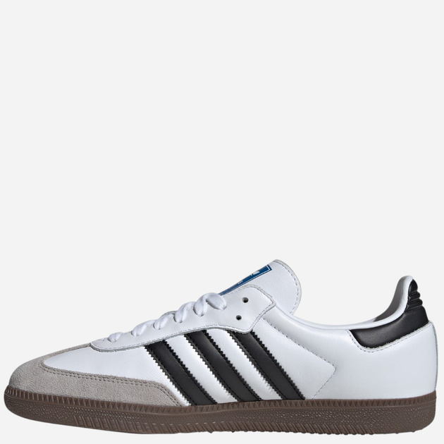Чоловічі кеди низькі adidas Samba B75806 38.5 (5.5UK) Білі/Чорні/Сірі (4059809047156) - зображення 4
