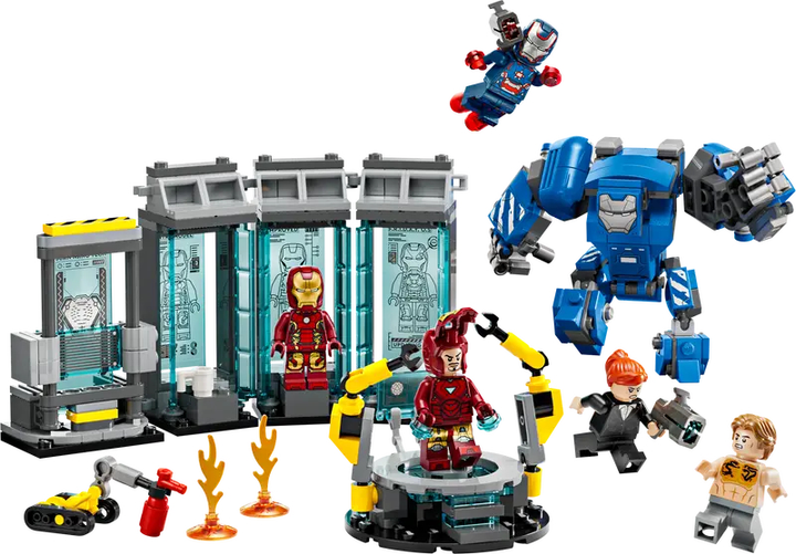 Конструктор LEGO Super Heroes Marvel Iron Man's Laboratory: Hall of Armor 384 елементів (76315) - зображення 3
