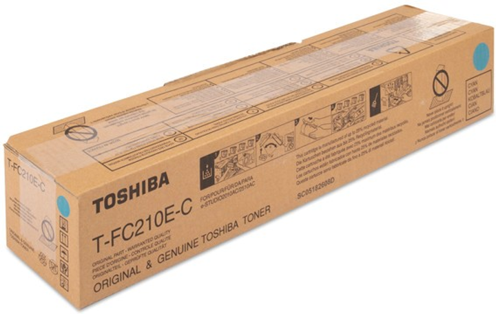 Тонер-картридж Toshiba T-FC210EC Cyan (6AJ00000268) - зображення 1