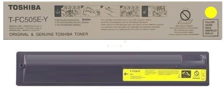 Тонер-картридж Toshiba T-FC505EY Yellow (6AJ00000293) - зображення 1