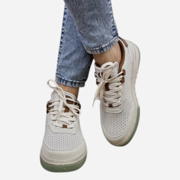 Sneakersy damskie Grunberg 147578/20-04E 39 25.5 cm Białe (4255679957650) - obraz 3