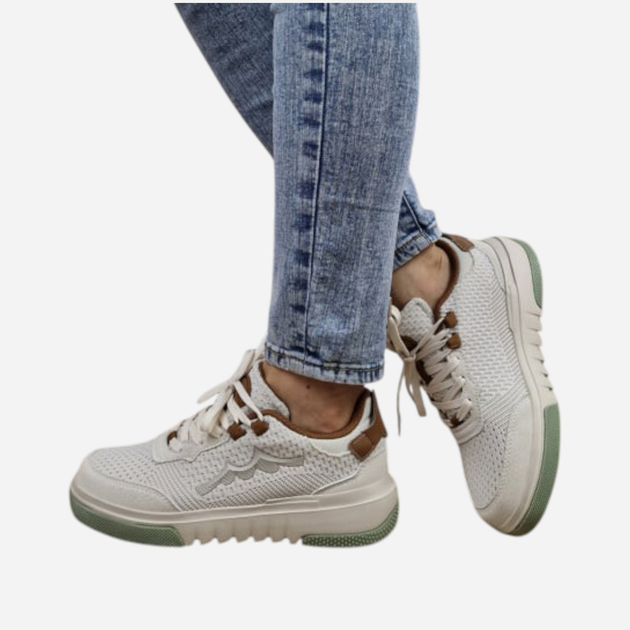 Sneakersy damskie Grunberg 147578/20-04E 41 26.5 cm Białe (4255679957674) - obraz 4