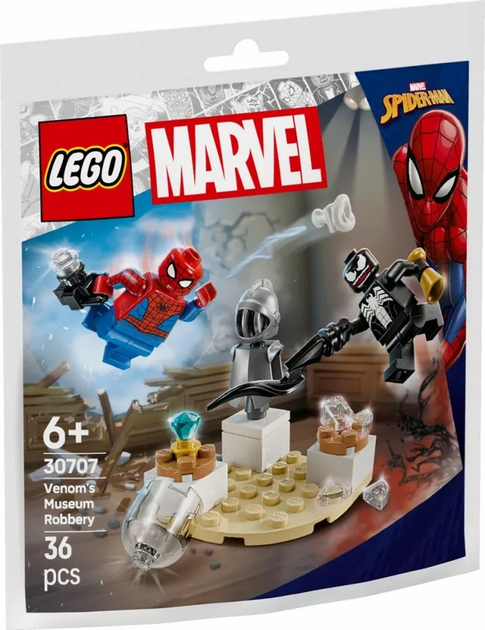 Zestaw klocków LEGO Marvel Super Heroes Napad Venoma na muzeum 36 elementów (30707) - obraz 1