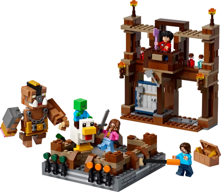 Конструктор LEGO Minecraft Woodland Mansion Fighting Ring 491 елемент (21272) - зображення 3