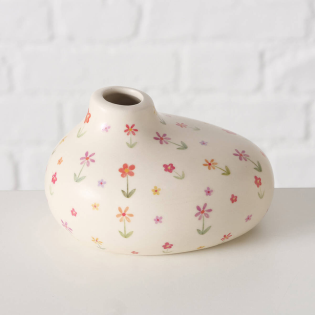 Wazon Boltze Home Blümi ceramiczny w drobne kwiatki Wzór 1 (5902973442007) - obraz 3