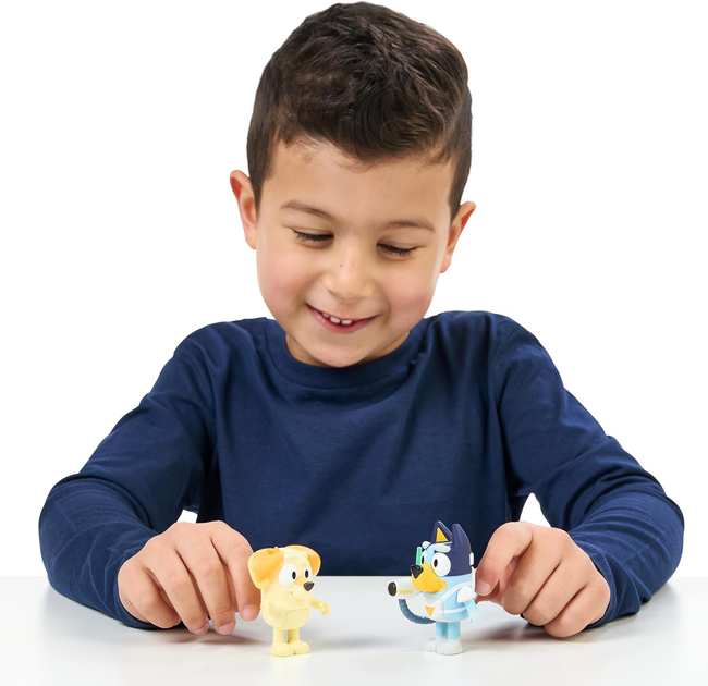 Zestaw figurek Moose Bluey Surprise Blaster Suit Bluey & Chucky (0630996176528) - obraz 6