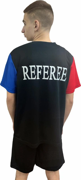 Футболка суддівська REFEREE чорна S - Фото 2 Футболка суддівська REFEREE чорна S - изображение 2