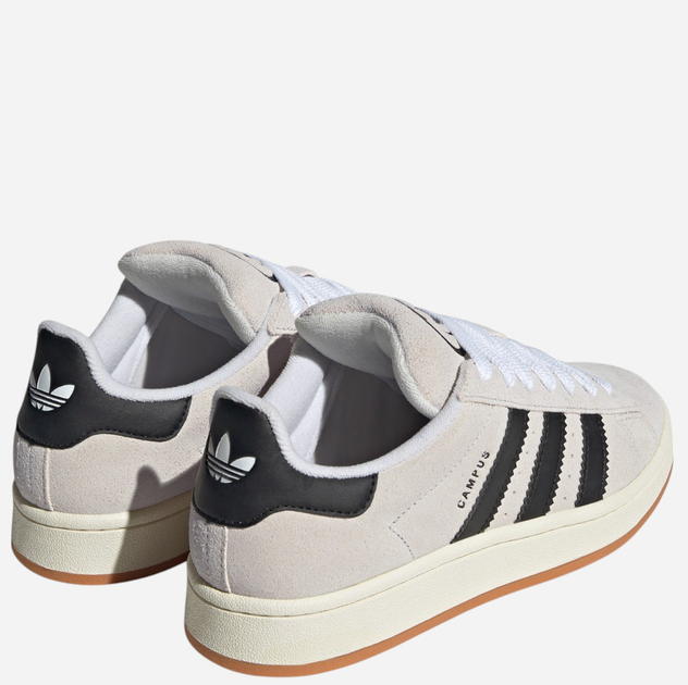 Жіночі кеди низькі adidas Campus GY0042 38 (5UK) Бежеві/Чорні (4066749865474) - зображення 3
