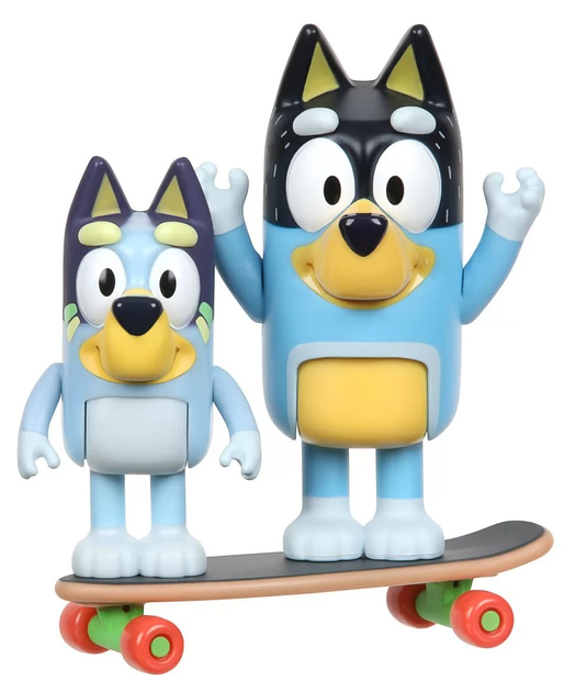 Zestaw figurek Moose Bluey Skateboarding (0630996130421) - obraz 2