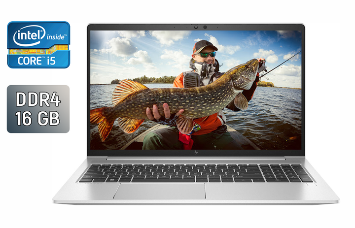 Ультрабук HP EliteBook 650 G9 / 15.6" (1920x1080) IPS / Intel Core i5-1245U (10 (12) ядер по 1.2 - 4.4 GHz) / 16 GB DDR4 / 256 GB SSD / Intel Iris Xe Graphics / WebCam / TouchID б/у - Фото 1 Ультрабук HP EliteBook 650 G9 / 15.6" (1920x1080) IPS / Intel Core i5-1245U (10 (12) ядер по 1.2 - 4.4 GHz) / 16 GB DDR4 / 256 GB SSD / Intel Iris Xe Graphics / WebCam / TouchID б/у - изображение 1