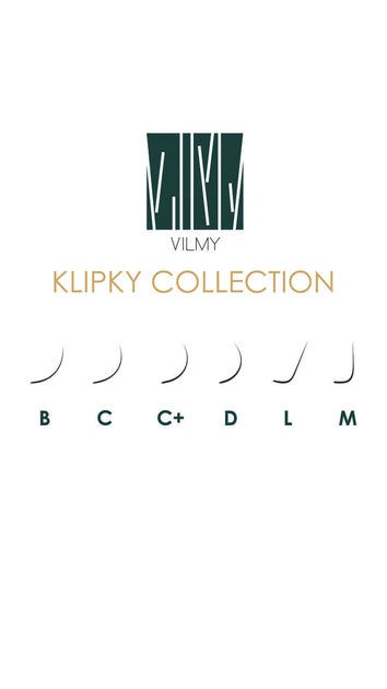 Вії Vilmy KLIPKY Mix 8 ліній фіолетові C 0.07, 7-14 мм - зображення 3