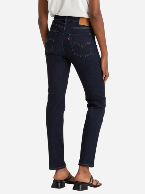 Jeansy slim fit damskie z wysokim stanem Levi's 18883-0227 29-32 Granatowe - obraz 2