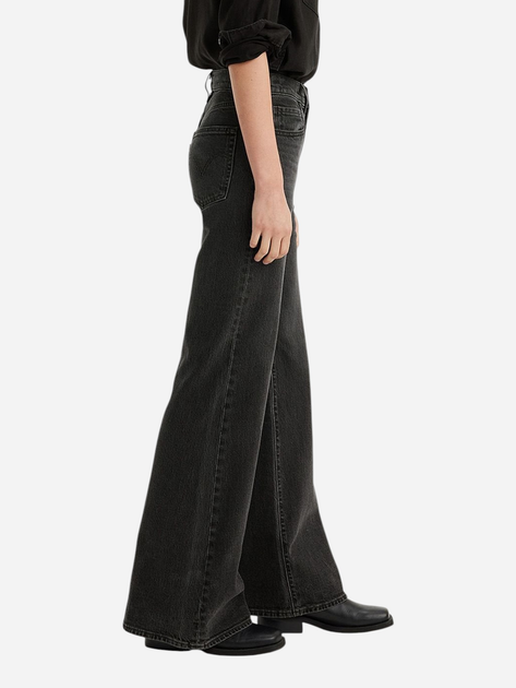 Jeansy dzwony damskie z wysokim stanem Levi's A7503-0007 27-32 Czarne - obraz 4