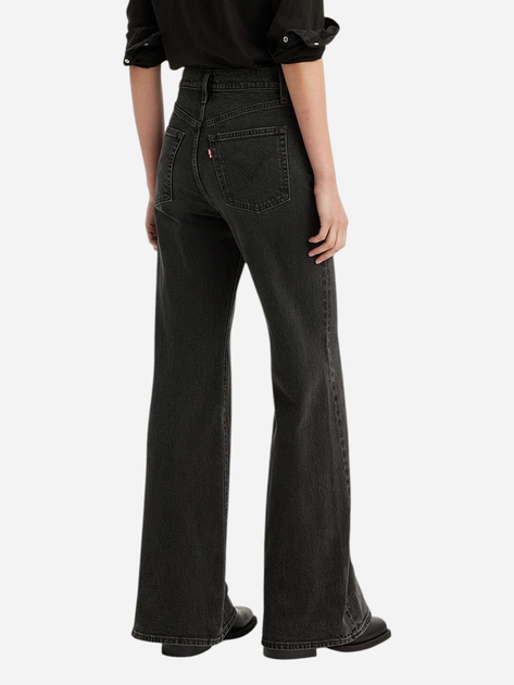 Jeansy dzwony damskie z wysokim stanem Levi's A7503-0007 29-32 Czarne - obraz 2