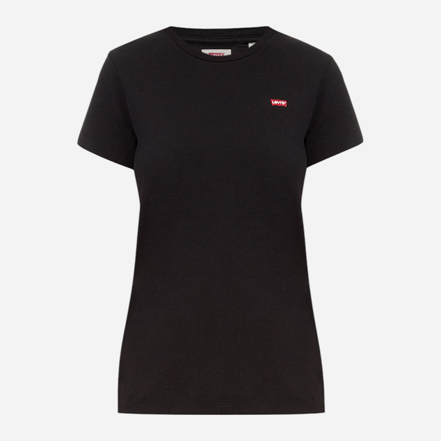 Koszulka damska bawełniana Levi's Perfect Tee 39185-0008 XXS Czarna (5400599189714) - obraz 5