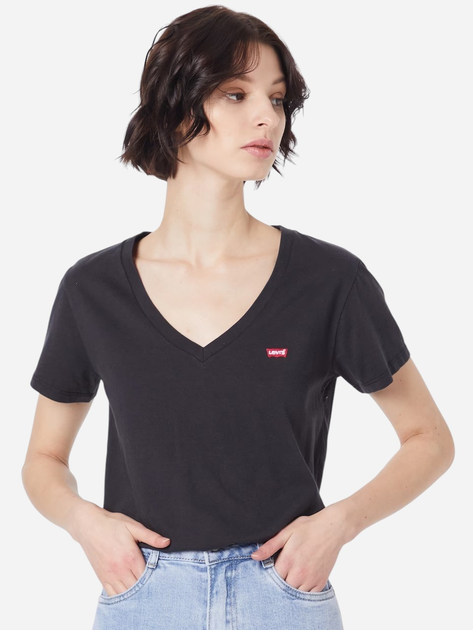 Zestaw koszulek damskich bawełnianych Levi's A3624-0000 XS 2 szt Czarny/Biały - obraz 2