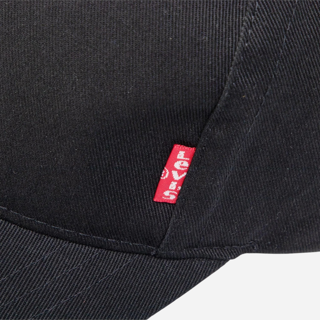 Czapka z daszkiem męska bejsbolówka Levi's 77136-0157 One Size Czarna - obraz 4