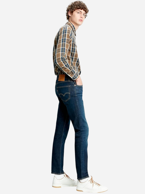 Jeansy slim fit męskie Levi's 04511-4102 31-32 Granatowe - obraz 4