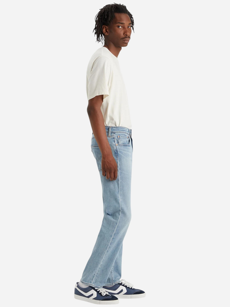 Джинси Regular fit чоловічі Levi's 502 Taper 29507-1417 34-34 Блакитні (5401128657391) - зображення 4