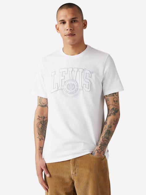 Koszulka męska bawełniana Levi's 22491-1665 XL Biała - obraz 1