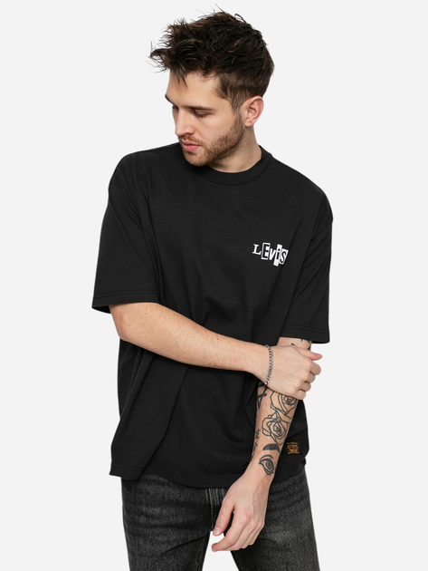 Koszulka męska bawełniana Levi's A1005-0000 S Czarna - obraz 3