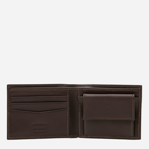 Portfel męski skórzany Levi's 37541-0282 Brązowy - obraz 3