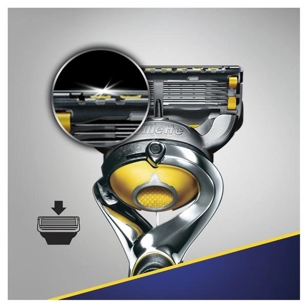 Станок для гоління чоловічий (бритва) Gillette Fusion ProShield з 1 касетою (3272141) - Фото 4 Станок для гоління чоловічий (бритва) Gillette Fusion ProShield з 1 касетою (3272141) - зображення 4