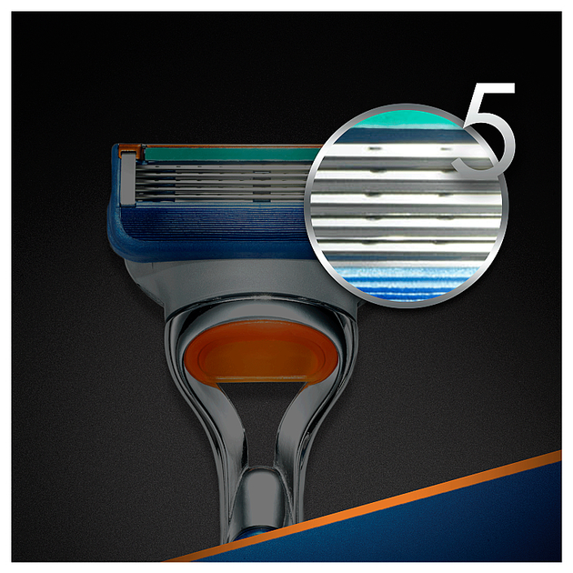 Станок для гоління чоловічий Gillette Fusion5 Classic з 1 змінною касетою (5048671) - зображення 4
